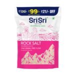 Sri Sri Tattva Rock Salt (Saindhava Lavana) - Fine Grain, Free Flow - 1kg - Fast Shipping to USA & Canada