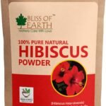 Bliss of Earth 100% Pure & Natural Hibiscus Powder | 100GM | Makes Hair Stronger & Thicker | Controls Ageing | Cures Acne & Pimples | - Fast Shipping to USA & Canada