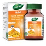 Dabur Haldi Tablet - Health Booster | Anti Allergen | Enhances Immunity | Pure herbs 60 tabs ( Get 20 tabs free) - Fast Shipping to USA