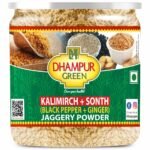 Dhampurgreen Black Pepper And Ginger Jaggery Powder, 300G | Buy 2 Get 1 Free - Fast Shipping to USA & Canada
