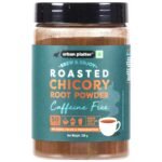 Urban Platter Roasted Chicory Root Powder, 250g (Caffeine Free Coffee Substitute, Roasted and Ground to Perfection, Brew with Coffee and Other Beverages) - Fast Shipping to USA & Canada