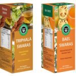Heera Ayurvedic Research Foundation Cholestrol Controls Bael Juice (500 ml) +Digestion Support Sugar Free TRIPHALA JUICE (500 ml)- Pack of 2 - Fast Shipping to USA
