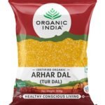 ORGANIC INDIA Organic Arhar Dal(Tur Dal) 500g - Fast Shipping to USA & Canada