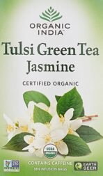 ORGANIC INDIA Tulsi Green Tea Bags - Jasmine 25 Tea Bags - Fast Shipping to USA & Canada