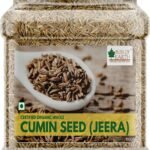 Bliss of Earth 400gm Certified Organic Sabut Jeera - Fast Shipping to USA & Canada