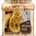 Bliss of Earth 500gm Jumbo Afgan Figs, Vacuum Packed Figs Exotic Dry fruit Great for Health and Fitness - Fast Shipping to USA & Canada