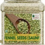 Bliss of Earth Organic Whole Fennel Seed 400gm - Fast Shipping to USA & Canada