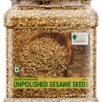 Bliss of Earth Organic Unpolished White Sesame Seeds 600 gm For Eating, Raw Til Seeds - Fast Shipping to USA & Canada