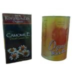 KORAKUNDAH Decaf Green Tea Dip Tea 25 g | KORAKUNDAH Organic Black Tea in Canister 100 g | Pack of 2 | Total 125 g | India's Finest Chamraj Nilgiri Tea - Fast Shipping to USA & Canada