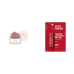 Just Herbs Ayurvedic Rose Lip Scrub For Dry & Just Herbs Tinted Lip Balm for Men and Women with SPF 20+ for Dark Lips to Lighten 4 g (Cherry) Combo - Fast Shipping to USA & Canada - Image 2