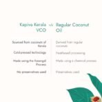Kapiva Virgin Cold-Pressed Coconut Oil 250ml | 100% Pure, Unrefined, Organic & Edible | For Cooking, Skin & Baby Care, Oil Pulling | Coconut Oil For Hair | Keto Friendly - Fast Shipping to USA & Canada - Image 5