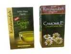 KORAKUNDAH Organic Green Tea 25 Dip Bags | Organic Camomile Decaf Green Tea 25 Dip Bags | Pack of 2 | Total 50 Dip Bags | India's Finest Organic Green Tea | Chamraj Nilgiri Tea - Fast Shipping to USA & Canada - Image 2