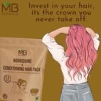MB Herbals Nourishing and Conditioning Hair Pack 250g Blended of 13 Herbs | External Use Only - Fast Shipping to USA & Canada - Image 4