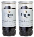 Lagom Gourmet Seedless Omani Dates 1 kg | All Natural | No Preservatives | No Added Sugar | Gluten Free | Vegan | Plant Based | Non GMO | Dates Dry Fruits | Khajur | Khajoor | Khejur - Fast Shipping to USA & Canada - Image 2