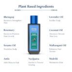 Blue Nectar Rosemary Oil for Hair Growth with Bhringraj Oil for Hair | Natural Alternate for Redensyl | Non- Sticky Ayurvedic Hair Oil with Amla Hair Oil (9 Herbs,200ml) - Fast Shipping to USA & Canada - Image 6