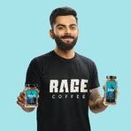 RAGE COFFEE Combo - Instant Coffee And Drinking Chocolate Powder Mix | 100 Gms Each | Irish Hazelnut Flavoured Coffee | Coffee Powder | Made In India, Glass Bottle - Fast Shipping to USA & Canada - Image 3