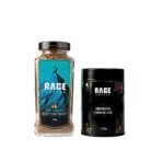 RAGE COFFEE Combo - Instant Coffee And Drinking Chocolate Powder Mix | 100 Gms Each | Irish Hazelnut Flavoured Coffee | Coffee Powder | Made In India, Glass Bottle - Fast Shipping to USA & Canada - Image 2