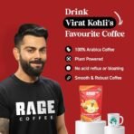 Rage Coffee Extra Strong Premium Blend Coffee Powder | Premium, Bold & Instant | Instant Coffee & Chicory- 100% Arabica Beans for Hot & Cold coffee | Pack of 2 | 200g Each - Fast Shipping to USA & Canada - Image 5
