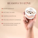 Just Herbs Oil Control Radiance Booster Age Defying Compact Powder for face Makeup 9g - Fast Shipping to USA & Canada - Image 7