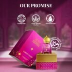 Just Herbs Garnet Glory Attar Roll On Perfume | Premium Ittar Gifts | 18+ Hour Long Lasting Fragrance with Saffron. Cinnamon, Oud and Sandalwood for Men and Women 10ml - Fast Shipping to USA & Canada - Image 7