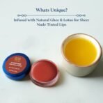 Blue Nectar Lip Tint Stain for Sheer Nude Tinted Lips | Hydrating Lip Tint, Color Infused, with Shea Butter for Natural Looking Finish (10g) - Fast Shipping to USA & Canada - Image 3