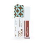 Just Herbs Ayurvedic Creamy Matte Long Lasting Liquid Lipstick, Lightweight & Hydrating Lip Colour with Liquorice & Sweet Almond Oil - Cinnamon Spice - Fast Shipping to USA & Canada