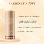 Just Herbs Long Lasting, Refreshing Body Spray, Natural Deodorant for Men - Phthalate-Free Formula,150 ml (Salt and Sand) - Fast Shipping to USA & Canada - Image 4