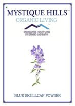Mystique Hills Organic Blue Skullcap Powder 50 g - Image 2