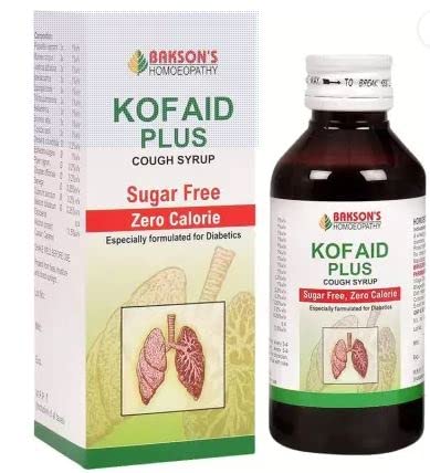 Dr. Bakshi's BAKSON'S HOMOEOPATHY Kof Aid Plus SF Syrup 115ml_Pack of 2