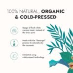 Kapiva Virgin Cold-Pressed Coconut Oil 250ml | 100% Pure, Unrefined, Organic & Edible | For Cooking, Skin & Baby Care, Oil Pulling | Coconut Oil For Hair | Keto Friendly - Fast Shipping to USA & Canada - Image 6