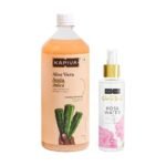Kapiva Skin Rituals Rose Water 200ml & Aloe Amla Juice 1L | Facial Mist, Ayurvedic Juice for Healthy Clear Skin - Fast Shipping to USA & Canada