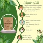 MB Herbals Nourishing and Conditioning Hair Pack 250g Blended of 13 Herbs | External Use Only - Fast Shipping to USA & Canada - Image 6