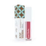 Just Herbs Ayurvedic Creamy Matte Long Lasting Liquid Lipstick, Lightweight & Hydrating Lip Colour with Liquorice & Sweet Almond Oil - Raspberry Pink - Fast Shipping to USA & Canada