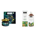 Kapiva Shilajit Gold Resin - 20g | Helps in boosting Stamina Contains 24 Carat Gold 100% Ayurvedic & Kapiva Dia Free Juice, 1L Clinically Proven Diabetes Care Amla, Karela, Jamun, Guduchi & 7 More - Fast Shipping to USA