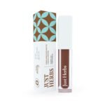 Just Herbs Ayurvedic Creamy Matte Long Lasting Liquid Lipstick, Lightweight & Hydrating Lip Colour with Liquorice & Sweet Almond Oil - Liquorice Brown - Fast Shipping to USA & Canada