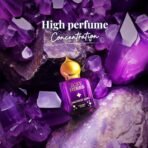 Just Herbs Amethyst Aura Attar Roll On Perfume | Premium Ittar Gifts | 18+ Hour Long Lasting Fragrance with Floral Moss, Musk Sandalwood for Men and Women 10ml - Fast Shipping to USA & Canada - Image 3