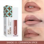 Just Herbs Ayurvedic Creamy Matte Long Lasting Liquid Lipstick, Lightweight & Hydrating Lip Colour with Liquorice & Sweet Almond Oil - Cinnamon Spice - Fast Shipping to USA & Canada - Image 4