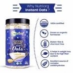 Nutriorg Organic Instant Oats 400 gm - Fast Shipping to USA & Canada - Image 3
