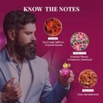 Just Herbs Garnet Glory Attar Roll On Perfume | Premium Ittar Gifts | 18+ Hour Long Lasting Fragrance with Saffron. Cinnamon, Oud and Sandalwood for Men and Women 10ml - Fast Shipping to USA & Canada - Image 5