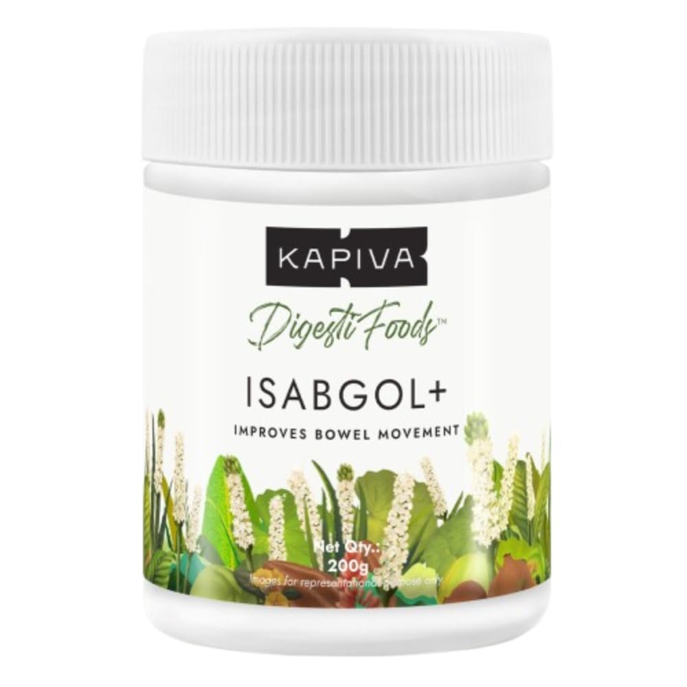 Version 1.0.0 Kapiva Isabgol+ 200gm | Isabgol Powder | Boosts Digestion | Natural Constipation Relief | Rich Source Of Dietary Fiber Supplement | Psyllium Husk - Fast Shipping to USA - Image 1