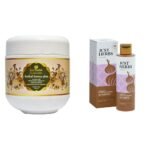 Just Herbs Herbal Henna Plus & Just Herbs Castor and Black Onion Seed Sulfate Free Shampoo Reduce Hairfall Combo - Fast Shipping to USA & Canada