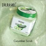 DR.RASHEL Cucumber Scrub For Face & Body (380 Ml) | All Skin |Cleanser Scrub For Deep Exfoliation | Dead Skin Remover Scrub | Tan Removal | Blackhead Remover Scrub - Fast Shipping to USA & Canada - Image 3