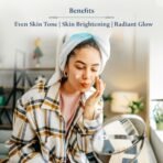 Blue Nectar Plant Based Vitamin C Face Moisturizer for Oily & Acne Prone Skin with Grapeseed | Oil-Free | Lightweight Cream for Women (19 herbs, 50g) - Fast Shipping to USA & Canada - Image 4