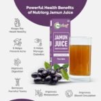 Nutriorg Jamun Juice | 250 ml | Pure Jamun Juice for Diabetes Care | Controls Blood Sugar Levels | Blood Purification | No Added Sugar, Preservatives, or Colors - Fast Shipping to USA & Canada - Image 7