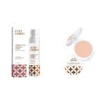 Just Herbs Long Stay Non Sticky Makeup Fixer & Just Herbs Oil Control Radiance Booster Age Defying Compact Powder for face Makeup 9g (Porcelain) Combo - Fast Shipping to USA & Canada