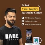 RAGE COFFEE Whole Freshly Roasted Coffee Beans Packet | Medium Dark Roasted | Made With 100% Arabica Freshly Roasted Coffee Beans (Medium Dark Roast) (90:10, 500Gm) - Fast Shipping to USA & Canada - Image 3