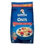 Quaker Oats 1 Kg + 400 Gm, Rolled Oats Natural Wholegrain, Nutritious Breakfast Cereals, Dalia Porridge, Easy to Cook - Fast Shipping to USA & Canada