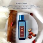 Blue Nectar Batana Oil for Thicker Hair | Pure Honduras Batana Oil for Hair Growth with Organic Almond Oil | Ayurvedic Hair Growth Oil for Stronger Hair (12 Herbs, 100 ml) - Fast Shipping to USA & Canada - Image 3