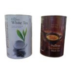 KORAKUNDAH White Tea In Canister 50g | CHAMRAJ Saffron Turmeric Black Tea 100 g | Pack of 2 | Total 150g | India's Finest Chamraj Nilgiri Tea - Fast Shipping to USA & Canada