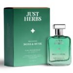 Just Herbs Relaxing Moss & Musk EDP Perfume for Men 50ml, Long Lasting Up to 8 Hours Pure Fragrance Eau Da Parfum Mens Body Spray - Fast Shipping to USA & Canada